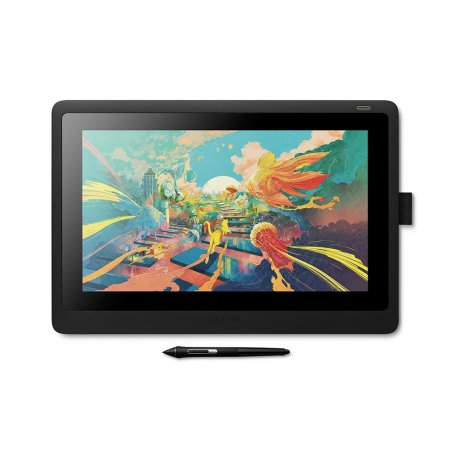 Wacom Cintiq 16 graphic tablet Black 5080 lpi 344.16 x 193.59 mm