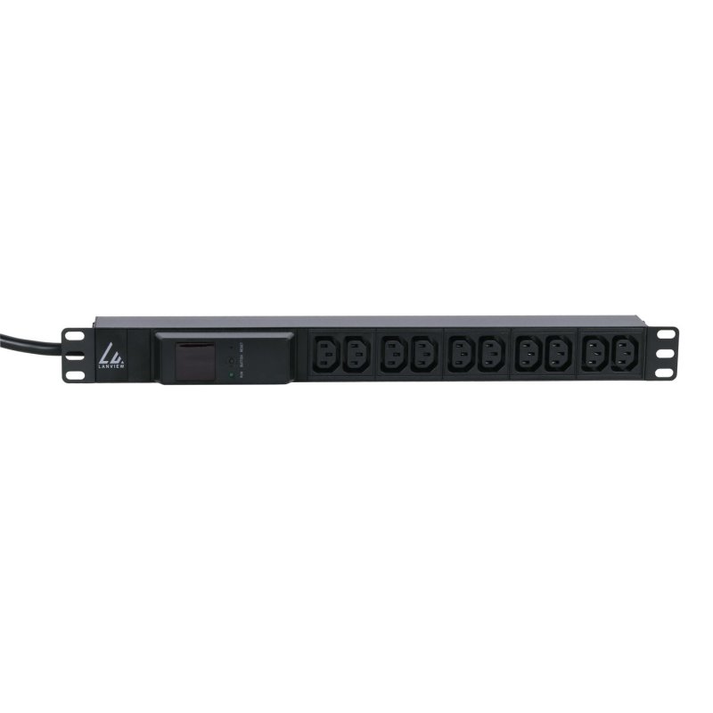 Lanview LVR261877 power distribution unit (PDU) 10 AC outlet(s) 1U Black