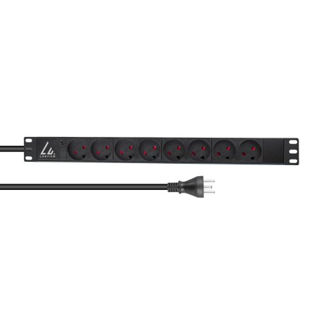 19'' rack mount power strip,