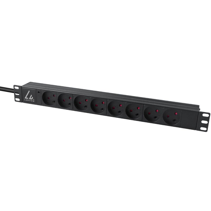 19'' rack mount power strip,