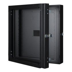 LOGON RWMD12UBL rack cabinet 12U Wall mounted rack Black