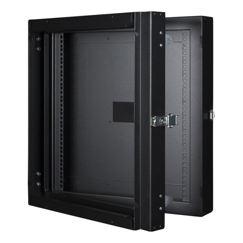 LOGON RWMD12UBL rack cabinet 12U Wall mounted rack Black