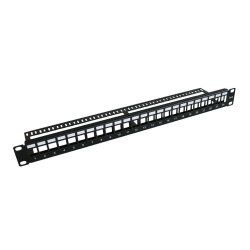 19" Blank patch panel, 24port,