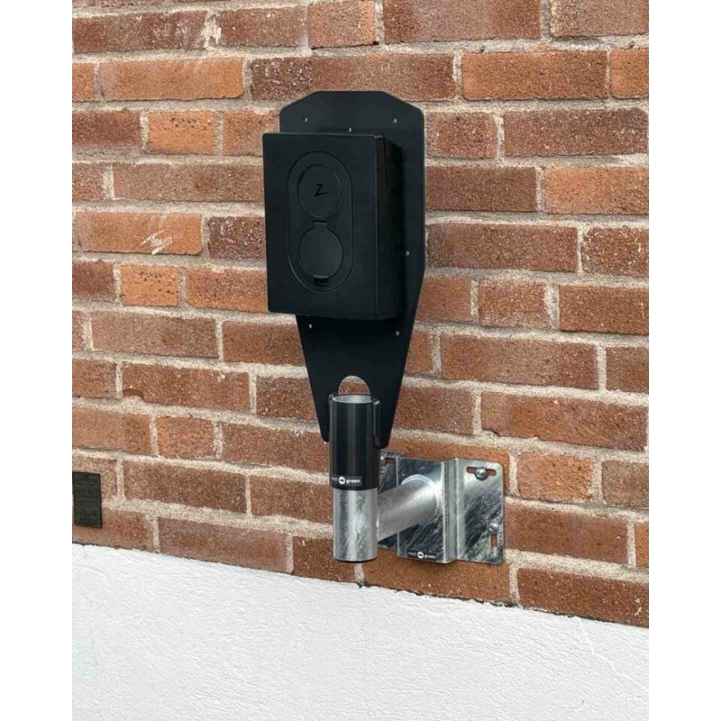 Charging box mount Poleplate