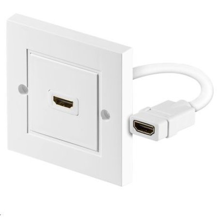 Microconnect HDMWALL1 prise de courant HDMI Blanc