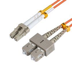 Microconnect FIB420001 câble InfiniBand et à fibres optiques 1 m LC SC Orange