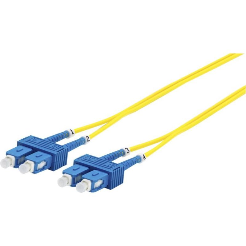 Microconnect FIB221002 câble InfiniBand et à fibres optiques 2 m SC Jaune