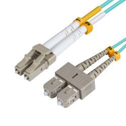 Microconnect FIB422001 câble InfiniBand et à fibres optiques 1 m LC SC Bleu