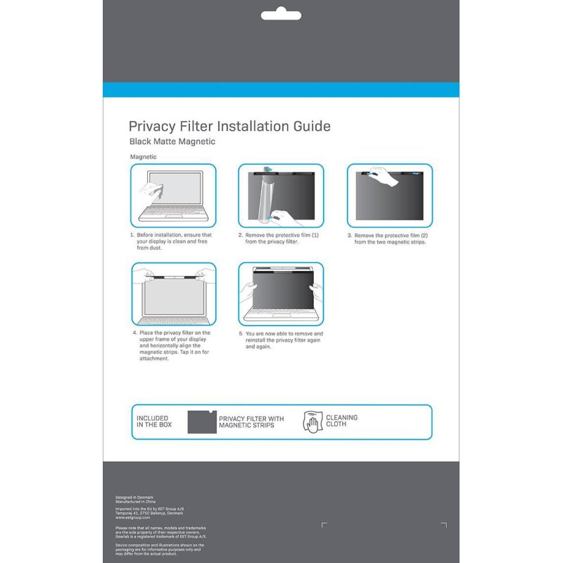 eSTUFF GLBM14316184 filtre anti-reflets pour écran et filtre de confidentialité 35,6 cm (14") Ordinateur portable