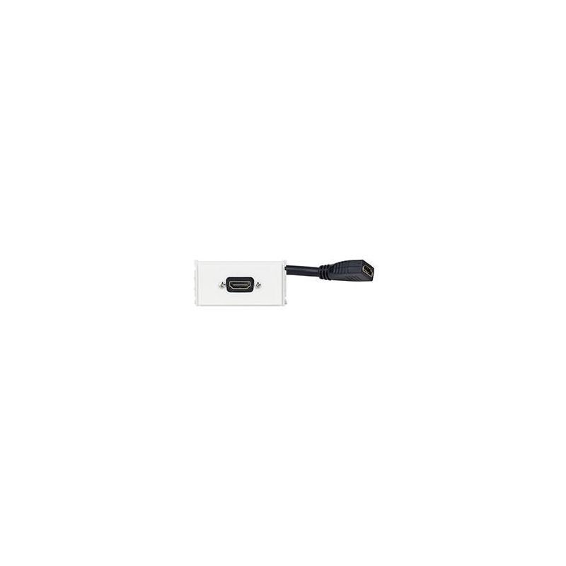 Vivolink WI221273 prise de courant HDMI Blanc