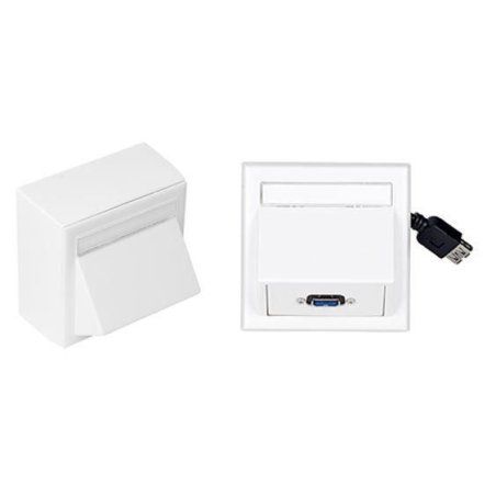 Vivolink WI221185 prise de courant USB Blanc