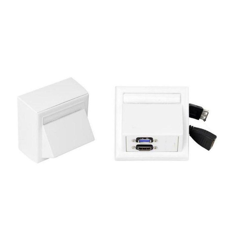 Vivolink WI221261 socket-outlet HDMI USB A White