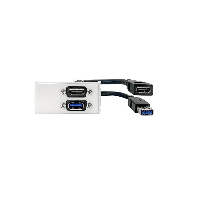 Vivolink WI221261 socket-outlet HDMI USB A White
