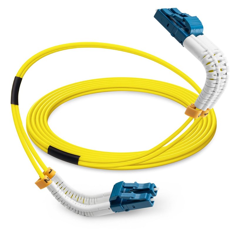 Lanview LVO231410-FLEX câble InfiniBand et à fibres optiques 10 m LC LC/LC Jaune