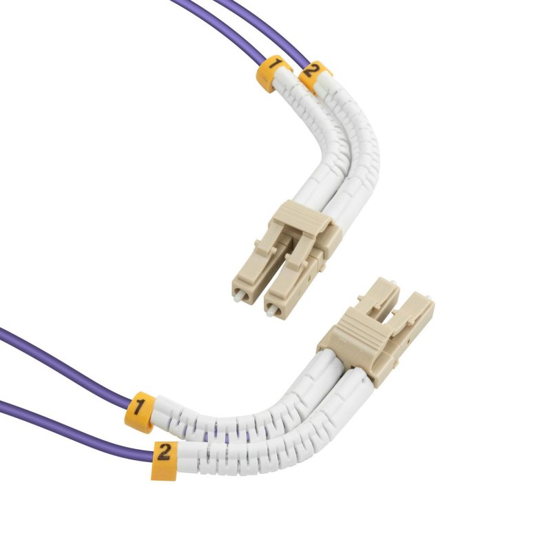 Lanview LVO2318005-FLEX câble InfiniBand et à fibres optiques 0,5 m LC LC/LC Violet