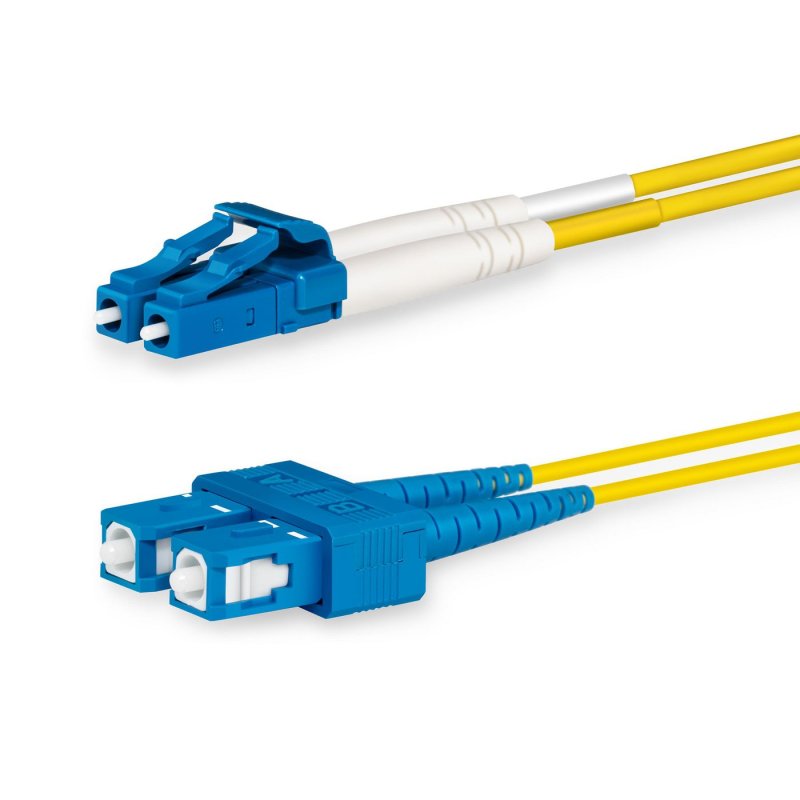 Lanview LVO231495 InfiniBand/fibre optic cable 10 m 2x LC 2x SC Yellow
