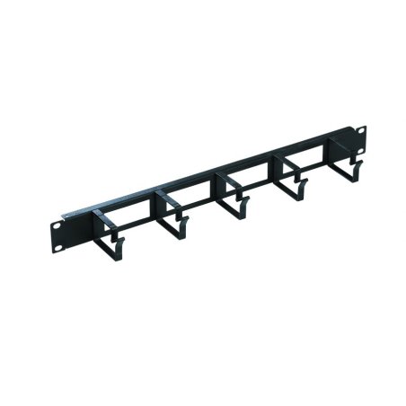 2U 19" CABLE ORGANIZER PANEL