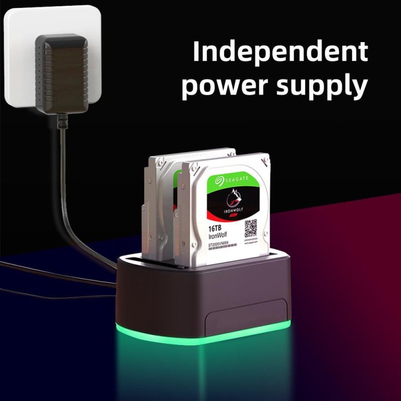 CoreParts MS-CLONER-SATA2.5-3.5 Station d'accueil de disques de stockage Noir