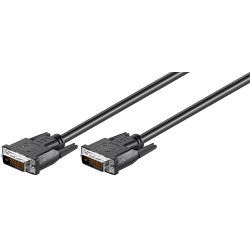 Microconnect MONCC1 câble DVI 1 m DVI-D Noir