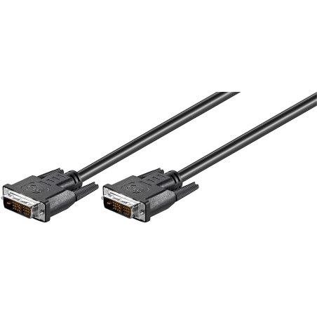 Microconnect MONCCS1 DVI cable 1 m DVI-D Black