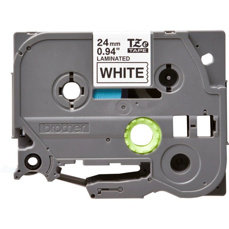 P-Touch Tape Black On White