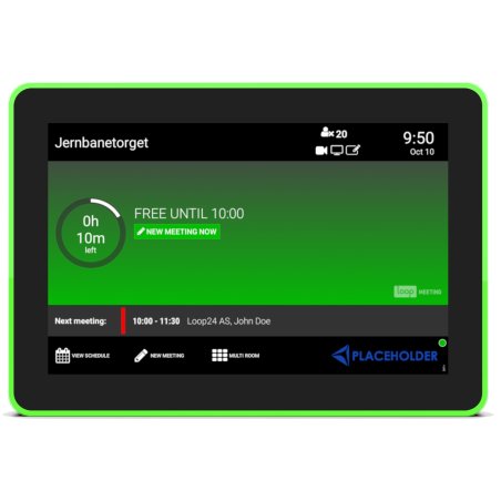 Loop24 LM-8058 écrans d’affichage de salle de réunion 20,3 cm (8") 1280 x 800 pixels LED 802.11a, 802.11b, 802.11g,