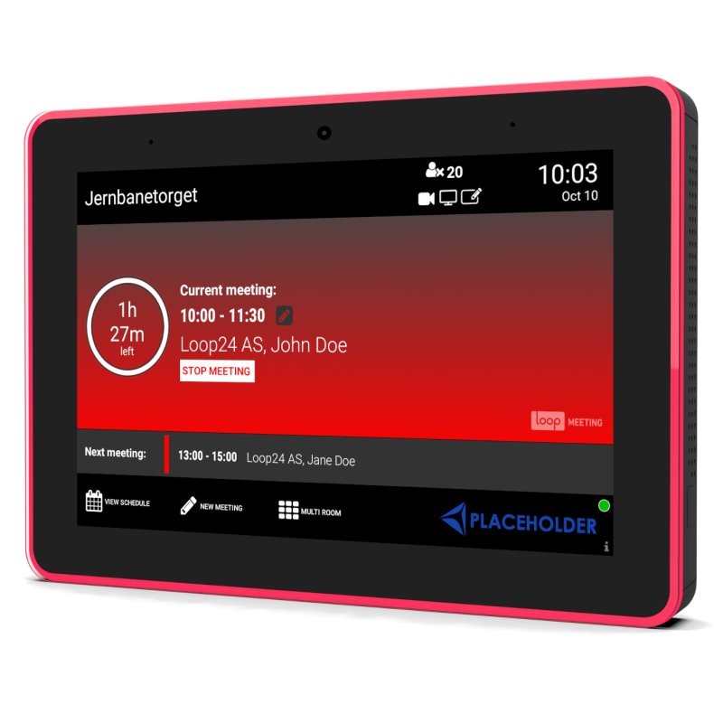 Loop24 LM-8058 meeting room display 20.3 cm (8") 1280 x 800 pixels LED 802.11a, 802.11b, 802.11g, Wi-Fi 4 (802.11n),