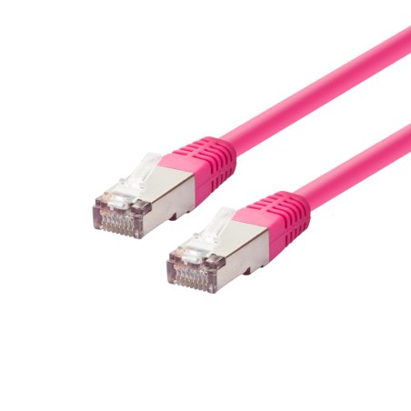 LOGON TCR55SS075M networking cable Magenta 7.5 m Cat5e F/UTP (FTP)