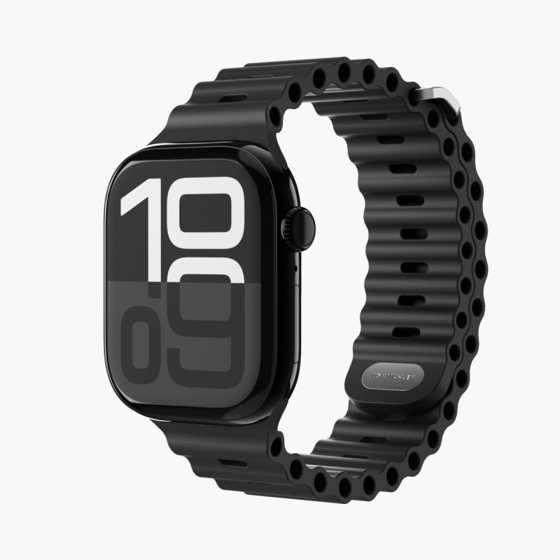 Vonmählen Wave Band 2 Strap Black Silicone