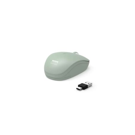 WIRELESS MOUSE OLIVE COLOR 3 BUTTONS AND SCROLL WHEEL DUAL US