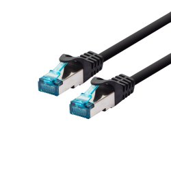 LOGON TCR55SS015BL networking cable Black 1.5 m Cat5e SF/UTP (S-FTP)