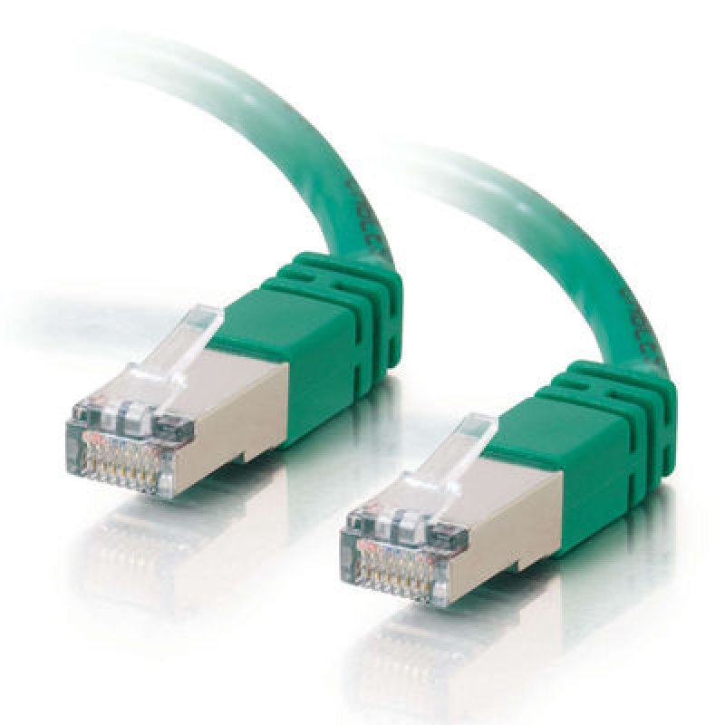 LOGON SSTP Cat6a networking cable Green 10 m