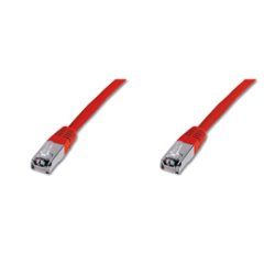 Digitus Patch Cable, FTP, CAT5E 7.0m câble de réseau Rouge 7 m