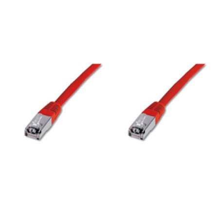 Digitus Patch Cable, FTP, CAT5E 7.0m câble de réseau Rouge 7 m