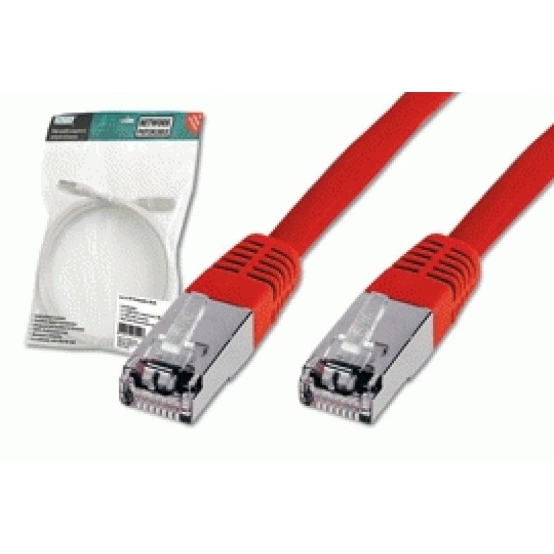 Digitus Patch Cable, FTP, CAT5E 7.0m networking cable Red 7 m