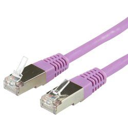 LOGON TCR55SS100V câble de réseau Violet 10 m Cat5e F/UTP (FTP)
