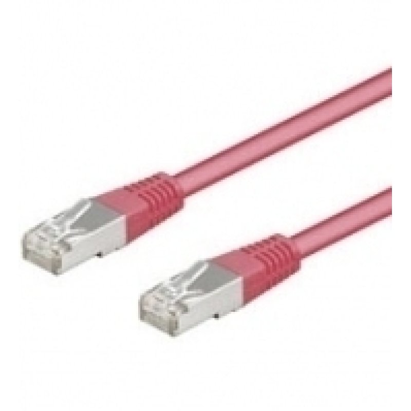 Goobay CAT 5-1000 SFTP 10.0m networking cable Magenta 10 m