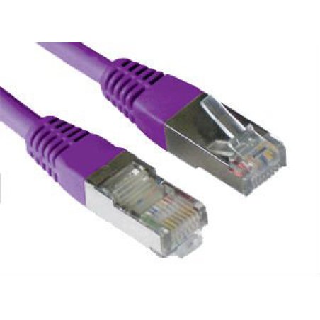 LOGON SSTP Cat6a networking cable Violet 5 m