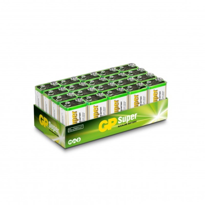 GP Batteries Super Alkaline 1604A/6LF22 Batterie à usage unique 9V Alcaline