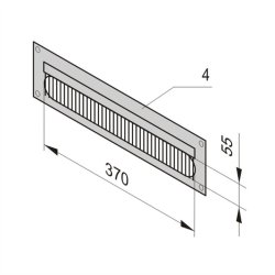 Chemins de câbles RAL7035, vissé, 3U 20118-391