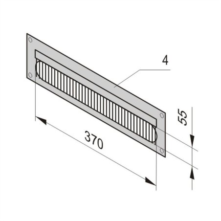 Chemins de câbles RAL7035, vissé, 3U 20118-391