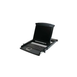 iogear GCL1800 rack console 43.2 cm (17") Black