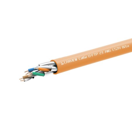 Lanview LVN122153 networking cable Orange 305 m Cat6a