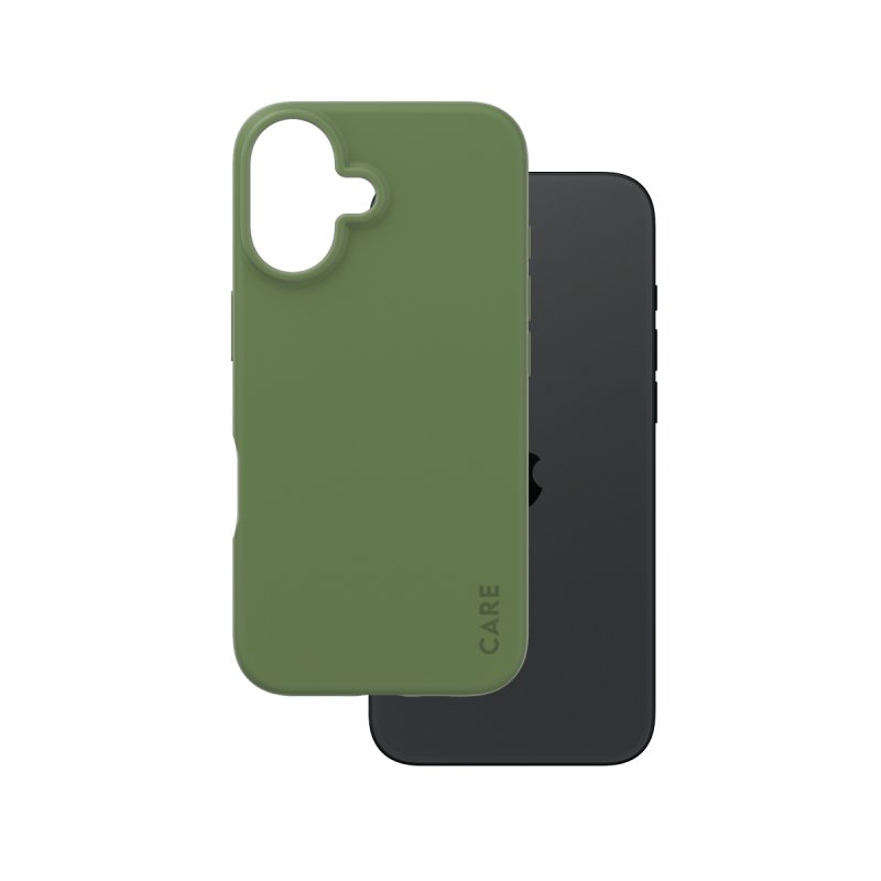PanzerGlass CARE by Fashionable Case Green iPhone 16