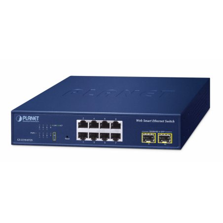 Switch Websmart 8 ports Giga 2 x SFP