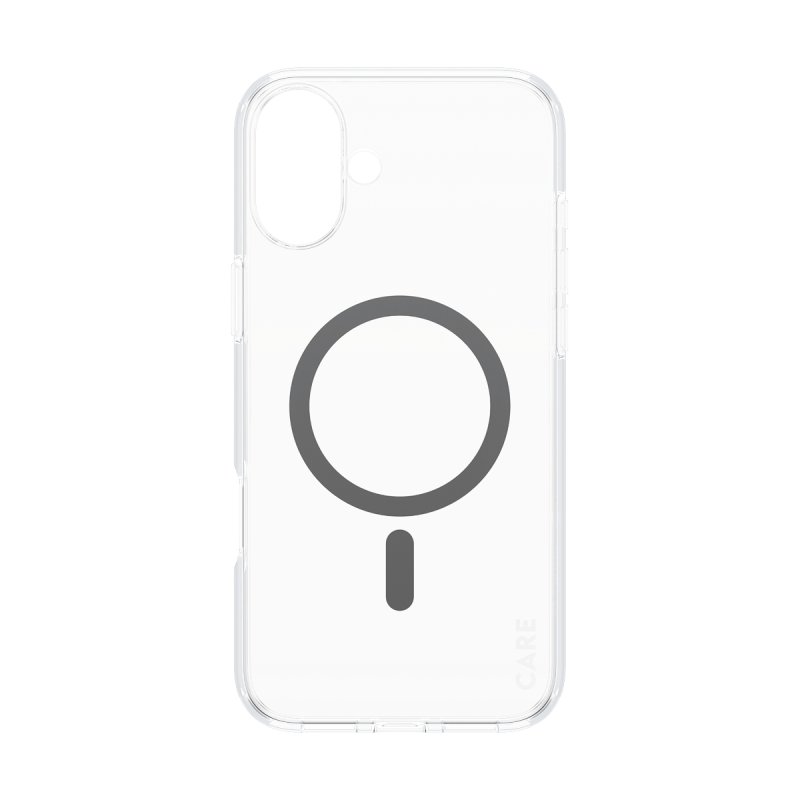 PanzerGlass CARE by Flagship Case Transparent Urban Combat w. Black MagSafe iPhone 16 Plus