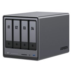 Ugreen NASync DXP4800 NAS Compact N100 8 Go DDR5 0 To UGOS Pro Noir