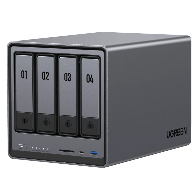 Ugreen NASync DXP4800 NAS Compact N100 8 Go DDR5 0 To UGOS Pro Noir