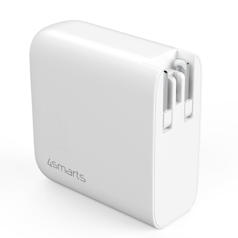 4Smarts Ladegerät GaN Flex 65W 2 USB-C 1 USB-A, weiß