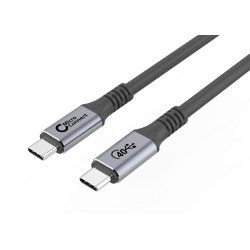 Microconnect USB4CC025 câble USB USB4 Gen 3x2 0,25 m USB C Noir